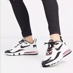Nike Air Max 270 React cream and Tortoise Shell